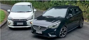  ?? ?? Mitsubishi Mirage and MG3 are two of the cheapest cars in NZ right now.