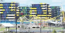  ??  ?? The Athletes’ Village is under constructi­on at Parklands.