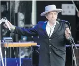  ?? DAVID VINCENT/THE ASSOCIATED PRESS ?? French authoritie­s filed charges against Bob Dylan for comparing Croatians to Nazis in a 2012 interview.