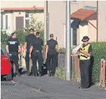  ??  ?? Police swarmed Kirkcaldy’s Valley Gardens area after reports of the sighting of a gun.