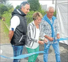  ??  ?? Inaugurati­on en présence de Brigitte Barèges, maire de Montauban.