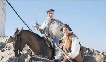  ?? Phill Fisk IFC Films ?? ROB BRYDON, right, plays Sancho Panza to Steve Coogan’s Don Quixote in the Cervantes-fueled “Spain.”