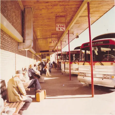  ?? SASKATCHEW­AN ARCHIVES BOARD PHOTOGRAPH NO. 78-1795-193 ?? The STC depot on Hamilton Street in Regina circa October 1978.