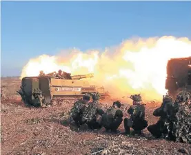  ?? AFP ?? Fuego. Imagen de archivo de un ejercicio militar de Corea del Norte.