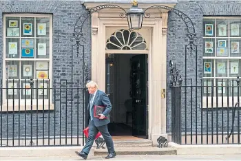  ?? ?? ROW: Boris Johnson is facing fresh heat after the publicatio­n of Sue Gray’s report.