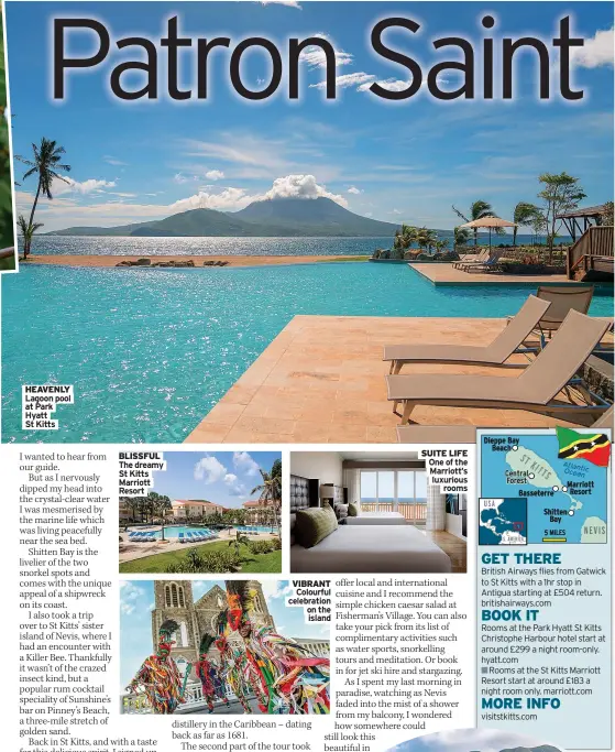  ?? Hyatt St Kitts ?? HEAVENLY Lagoon pool at Park