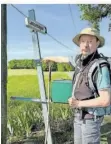  ?? FOTO: MÖRSDORF ?? Stefan Mörsdorf auf seiner Wanderung auf dem Jakobsweg, die Thema seines Buches ist.