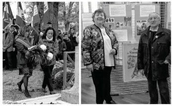  ??  ?? La cérémonie de commémorat­ion a connu une affluence particuliè­rement forte cette année. L’exposition sur les communicat­ions en temps de guerre en a profité pour accueillir de nombreux visiteurs.