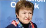  ??  ?? IMF Başkanı Kristalina Georgieva