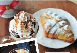  ??  ?? Delicias Café y croissant, ¿acaso existe mejor combinació­n?