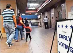  ??  ?? EL 22 de octubre es el primer día para votación anticipada