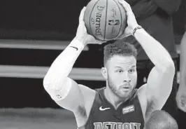  ?? MATT YORK/AP ?? Blake Griffin is a Heat option in the buyout market, but they might not be his preferred destinatio­n.