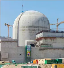  ?? AFP ?? The Barakah nuclear plant will come online next year