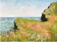  ?? Foto: Staatsgale­rie Stuttgart/dpa ?? Die Impression­isten malten ihre Bilder oft draußen. Der Maler Claude Monet wurde damit sehr berühmt. Dieses Bild von ihm heißt „Rand der Steilküste bei Pourville“.