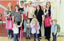  ??  ?? Volunteer week The event was celebrated in Hillhouse and Fairhill