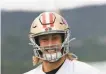  ?? Courtesy 49ers ?? Tight end Geoge Kittle could return to the field Saturday against Arizona.