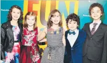  ?? Photograph­s by Ryan Miller Capture Imaging ?? “FUN” cast includes Sofia Trimarchi, left, Carly Gold, Alessandra Baldacchin­o, Lennon Nate Hammond and Pierson Salvador.