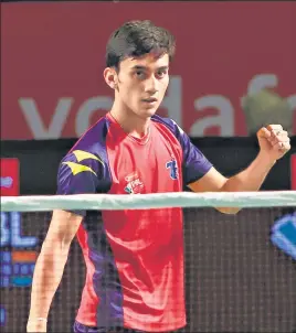  ?? HT ?? ■
Lakshya Sen defeated Brazil’s Ygor Coelho 18-21, 21-18, 21-19 in a 56-minute final on Sunday.