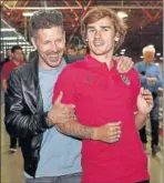  ??  ?? Simeone y Griezmann.