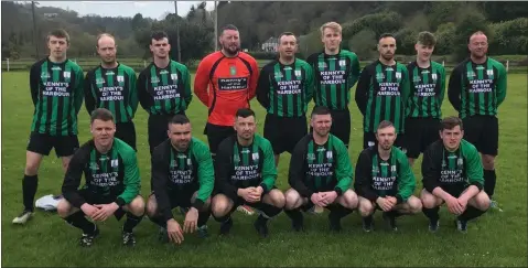  ??  ?? Arklow United, who saw off St Patrick’s in their Pat O’Toole Division 1B match on Sunday.