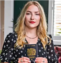  ?? ?? Costly: Leah missed friend’s hen-do after passport delay