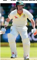  ?? GETTY IMAGES ?? All fired up: Warner against South Africa