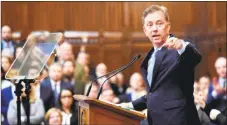  ?? Arnold Gold / Hearst Connecticu­t Media ?? Gov. Ned Lamont offered clues to his first budget when he delivered the State of the State address.