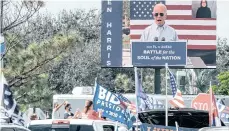  ?? /EFE ?? Joe Biden durante el mitin en el sureño condado de Broward, Florida.