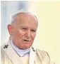  ??  ?? Pope John Paul II: the death penalty is hardly ever needed