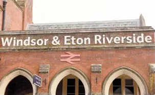  ?? ?? No trains will run to Windsor & Eton Riverside on Monday.