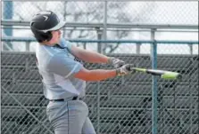  ?? GENE WALSH — DIGITAL FIRST MEDIA ?? Abington’s Stephen Vogl at bat during game against CB West.