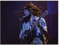  ?? (Paramount Pictures via AP/Chiabella James) ?? Kingsley Ben-Adir plays Bob Marley in last weekend’s box office winner, "Bob Marley: One Love."