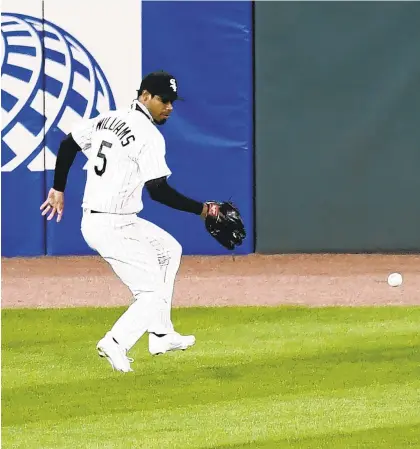  ?? PAUL BEATY/AP ?? The Chicago White Sox released outfielder Nick Williams earlier this week. Williams was with Triple-A Charlotte at the time.