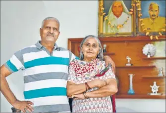  ?? VIPIN KUMAR/HT PHOTO ?? Retired squadron leader Shree Bhagwan at his house in
Mitraon village near Najafgarh. As per a government record, which mentions only his father’s name, he was born on August 15, 1947. Bhagwan says that when his uncle admitted him to a school in 1954,...