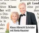  ?? ?? Klaus Albrecht Schröder mit Xenia Hausner