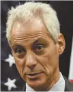  ??  ?? RAHM EMANUEL