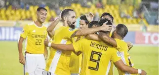  ?? AFC CUP WEB SITE ?? CERES-NEGROS FC got its 2018 AFC Cup bid to a dominant start, routing Boeung Ket Angkor of Cambodia, 9-0, in Bacolod on Tuesday night.