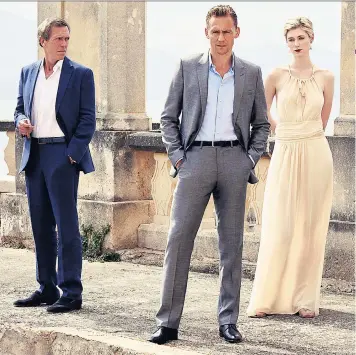  ??  ?? Cool: Hiddleston starred in The Night Manager, above, and is now dating Taylor Swift, below