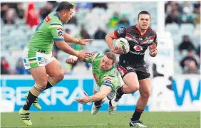  ?? Photosport ?? Tui Lolohea impressed in the stunning Warriors comeback.