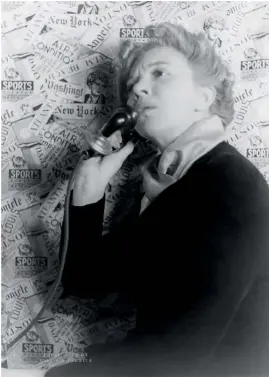  ??  ?? La pintora y diseñadora de escenarios argentina Leonor Fini, en 1936.