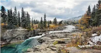  ?? Calgary Herald/files ?? Castle Falls in the Castle wilderness area along the Eastern Slopes of the Southern Rockies is one of the areas identified for protection in a report by the Wildlife Conservati­on Society Canada