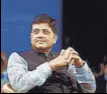  ?? HT ?? India can meet local and global demand in these sectors, said Union minister Piyush Goyal.