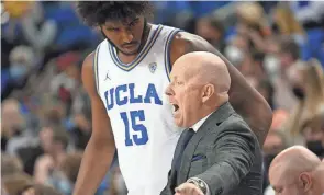  ?? JAYNE KAMIN-ONCEA/USA TODAY SPORTS ?? Coach Mick Cronin returned UCLA to the Final Four two years ago.
