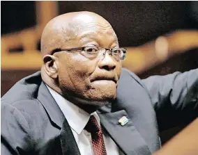  ??  ?? Former president Jacob Zuma.