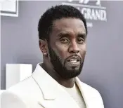  ?? ?? Music mogul and entreprene­ur Sean “Diddy” Combs arrives at the Billboard Music Awards, May 15, 2022, in Las Vegas. Combs was sued Feb. 26 by a music producer who accused the hip-hop mogul of sexually assaulting him.