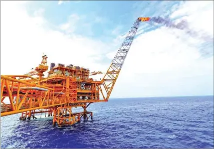  ?? VIETNAM OIL AND GAS GROUP ?? The Hai Thach gas and condensate field in Vietnam’s southern Ba Ria-Vung Tau province, part of the Bien Dong 01 project developed by Vietnam Oil and Gas Group (PVN).