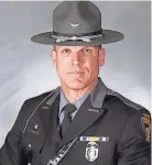  ?? HIGHWAY PATROL OHIO ?? Ohio Highway Patrol Trooper Adrian E. Wilson, who was seriously injured in a Feb. 13 crash on Interstate 71 northbound near Grove City in southweste­rn Franklin County.