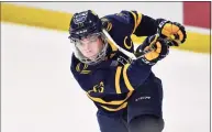  ?? Adrian Kraus / Associated Press ?? Quinnipiac forward Odeen Tufto was named one of 10 finalists for the Hobey Baker Award on Wednesday.