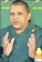  ??  ?? ALLISTER COETZEE