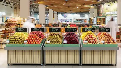  ?? — FILE PHOTO ?? A Spinneys supermarke­t. The price range implies that the retail operator’s market capitalisa­tion at the time of listing is between Dh5.11 billion and Dh5.51 billion.